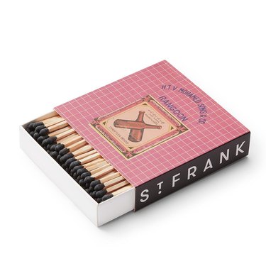 Matches in pink box