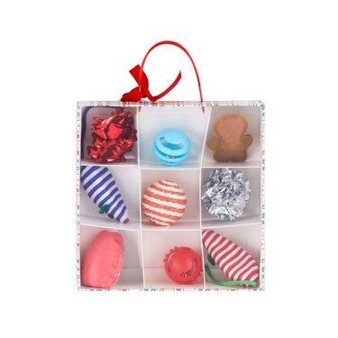 pack of holiday-themed cat toys