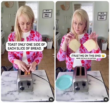 How to make a toasted sandwich with soft insides