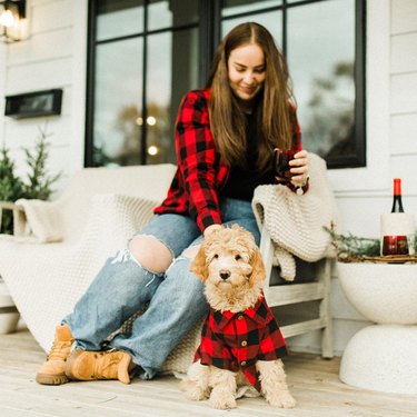 Dog Threads Great Plains Matching Flannel for Dogs and Humans
