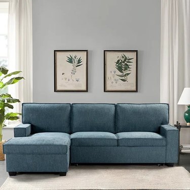14 Karat Home Inc. 2-Piece Upholstered Chaise Sectional