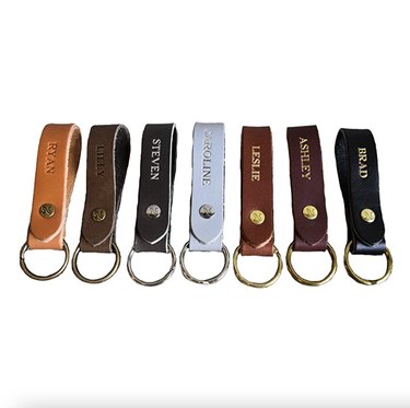 Northwind Personalized Leather Keychain, $14.95