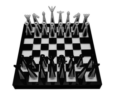 Silvino Lopeztovar Modern Chess Set