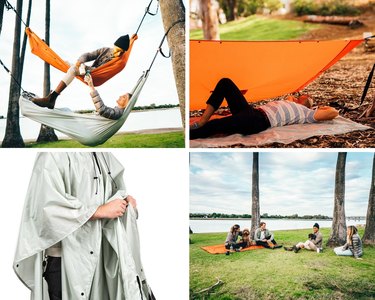 BE Outfitter 4-in-1 Campo Utility Hammock + Poncho