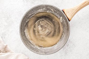 Whisk flour and butter together