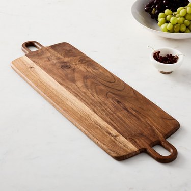 serve board in wood