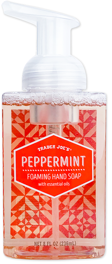peppermint foaming hand soap