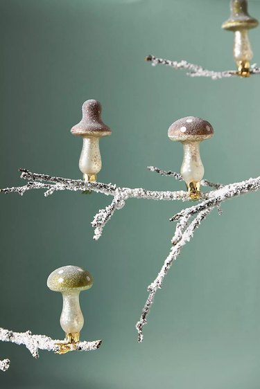 Mushroom Clip Ornaments