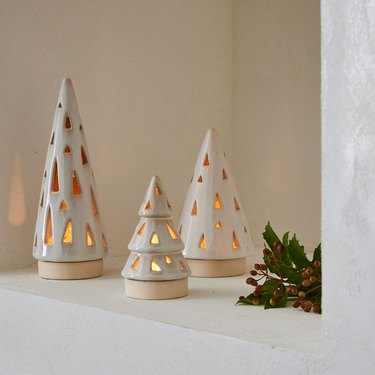 West Elm Ceramic Christmas Trees