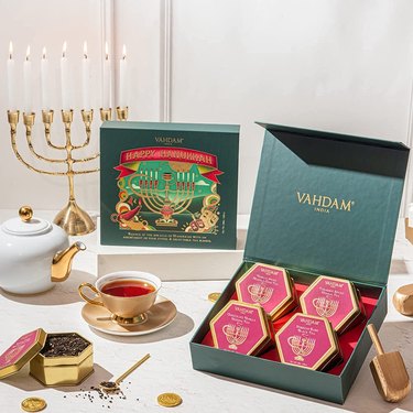 vahdam tea set for hanukkah