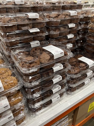 Double chocolate muffins at Costco