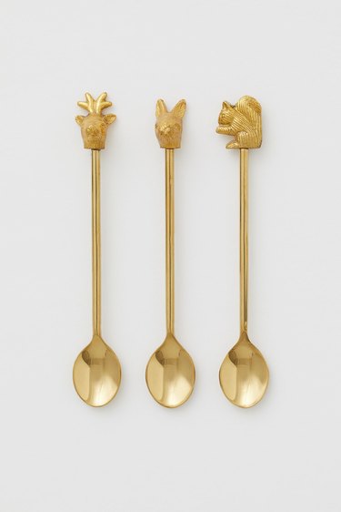 h&m home 3-pack Teaspoons in gold
