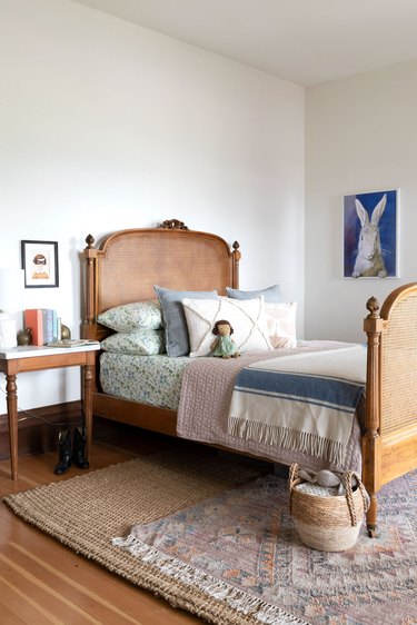 vintage bedding with old-school linens