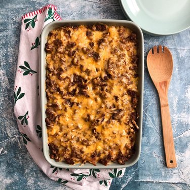 cheesy sausage and hash brown casserole