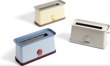colorful retro toasters