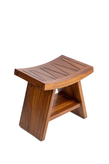 Teak Shower Bench from The Teaky Hut