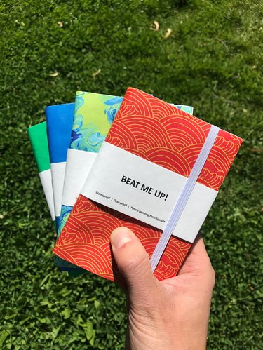 colorful pocket notebooks