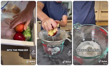 How to make apple juice without a juicer