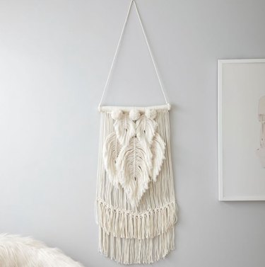 Off white wall hanging.