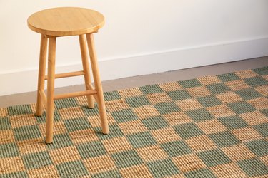 Ikea hack checkerboard rug