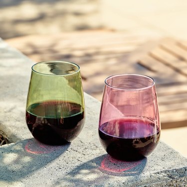 Tossware Reserve Stemless Wine Glasses