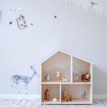 Sleek barnyard IKEA Flisat dollhouse