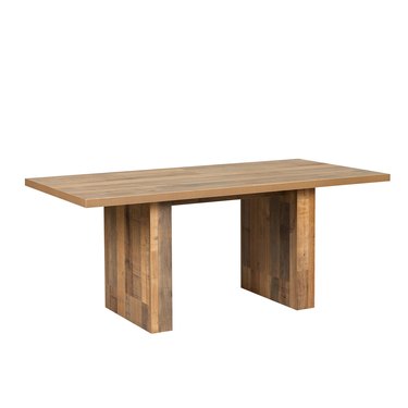 medium wood thick base table