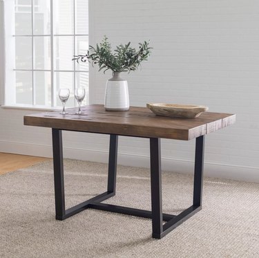 Target Saracina Home Distressed Solid Wood Top Dining Table, $262.49