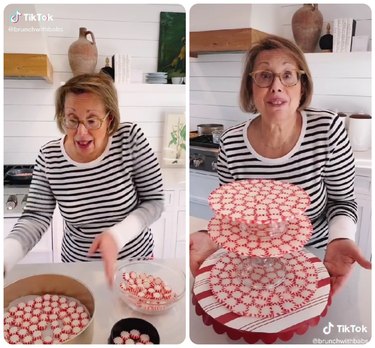Peppermint serving tray hack