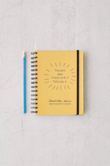 ADAMJK Unsolicited Advice 2022 Weekly Planner and Journal