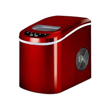 Costway Red Portable Compact Electric Ice Maker Machine