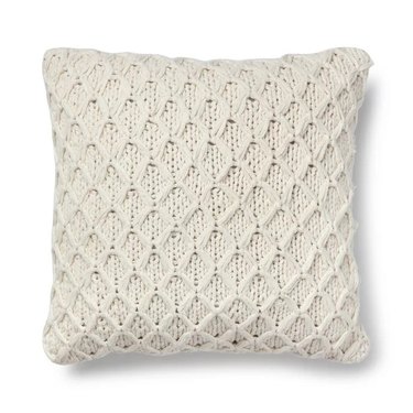 Sweater knit pillow