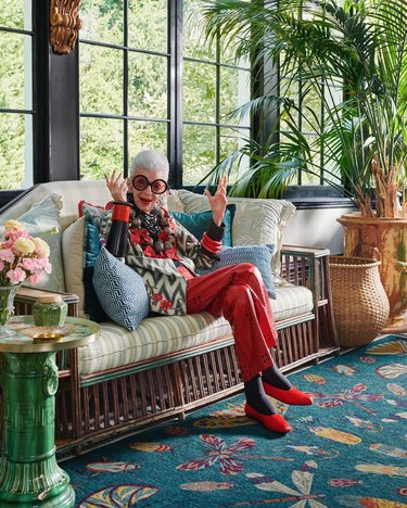 Iris Apfel x Ruggable collaboration