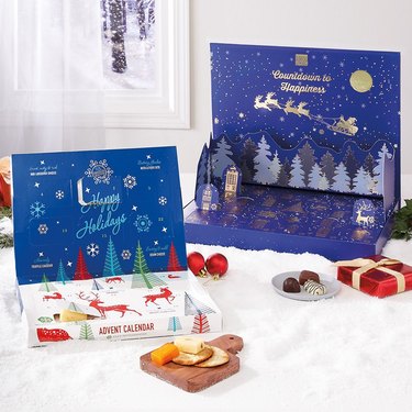 Cheese and chocolate advent calendars at Aldi