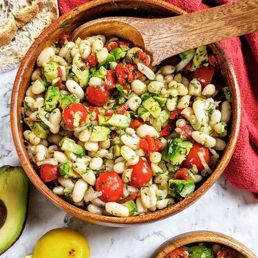 Mamazilla Mood for Food's Mediterranean White Bean Salad