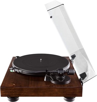 wooden turntable