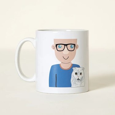 custom cat dad mug