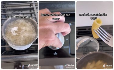 Hack for cooking pasta with less energy