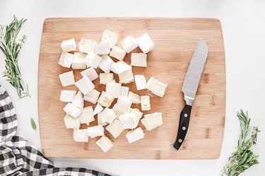 Brie cheese cut into 1-inch chunks