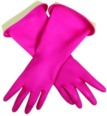 Casabella Premium Waterblock Cleaning Gloves Pink