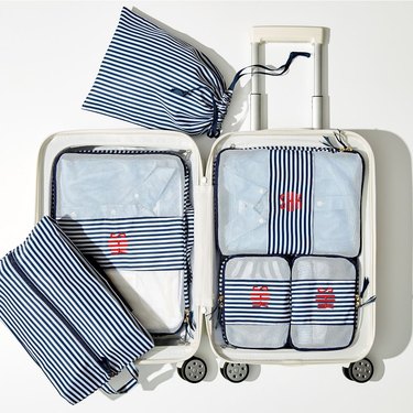 striped packing cube set