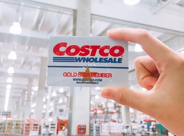 costco card in warehouse