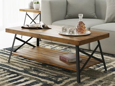 Sand & Stable Laguna Solid Wood Coffee Table With Storage