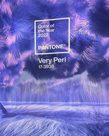 Pantone's Very Peri, a new periwinkle-blue color