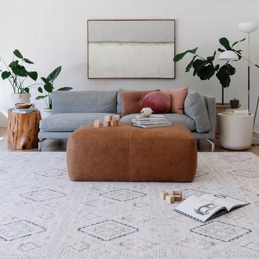 playmat as rug in living room