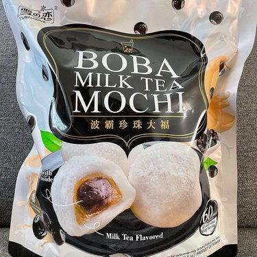 Boba milk tea mochi