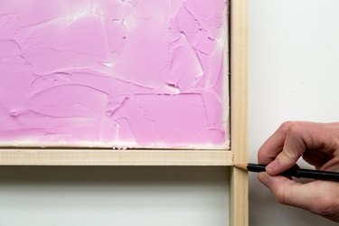 DIY Floating Frame for canvas art
