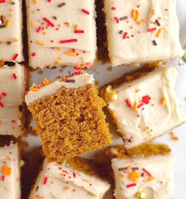 Two Sugar Bugs' Pumpkin Snack Cake