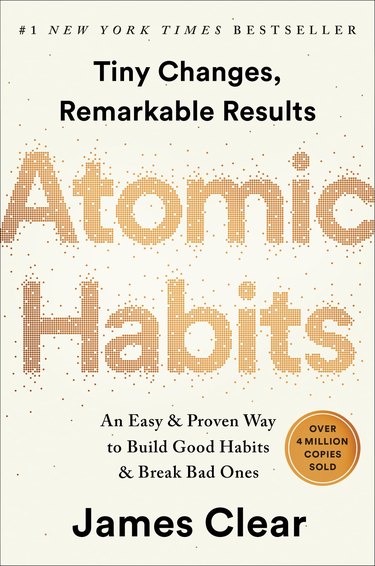 Cover of book Atomic Habits by James Clear