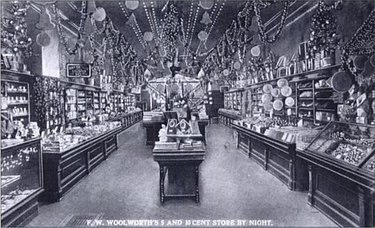 woolworth christmas postcard